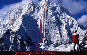 Ruta de ascenso del Sarapo 6127 metros