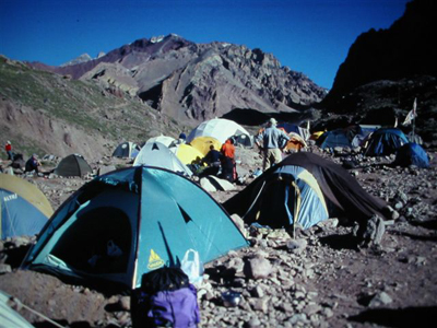 Campo base del Aconcagua